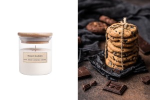 Nana's Cookies Bougie de soja aromatique avec mèche en coton (110gr)-1