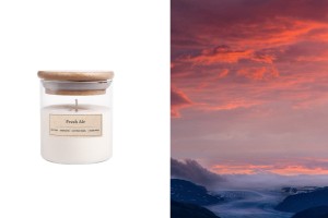 Fresh Air Candela aromatica di soia con stoppino in legno (110gr)-imazh_produkt