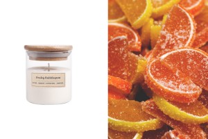 Fruity Bubblegum Candela aromatica di soia con stoppino in legno (110gr)-imazh_produkt