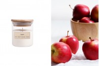 Apple Aromatic soy candle with cotton wick (110gr)