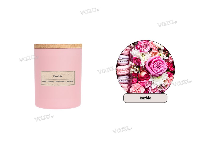Barbie Aromatic soy candle with cotton wick (140gr)