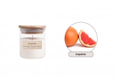 Grapefruit Aromatic soy candle with cotton wick (110gr)