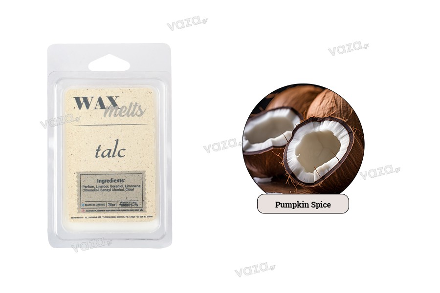Wax melts with Talc aroma (75gr)