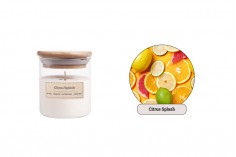 Citrus Splash Aromatic soy candle with cotton wick (110gr)