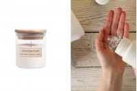 Extra Baby Powder Aromatic soy candle with cotton wick (110gr)