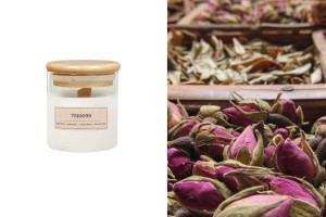 Bougie parfumée au soja avec mèche en bois 7510059 (110gr)-εικόνα_προϊοντική