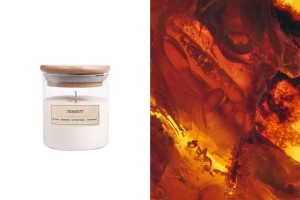 Bougie parfumée au soja avec mèche en coton 7510077 (110gr)-1