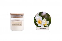 Citrus bloom Aromatic soy candle with cotton wick (110gr)