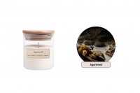 Agarwood αρωματικό κερί σόγιας με βαμβακερό φυτίλι (110gr)