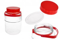 Pot en verre de 3litres pour le stockage des aliments et des boissons