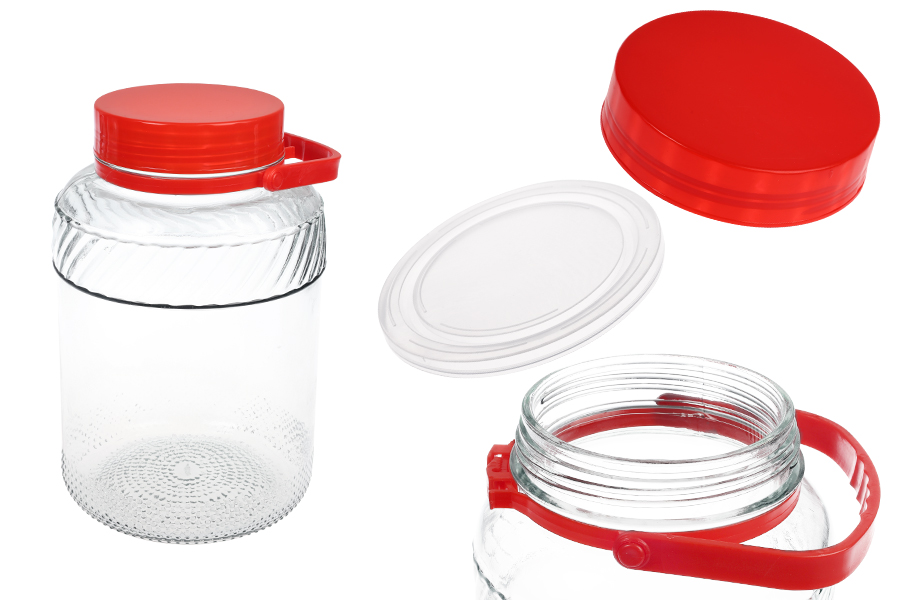 Pot de 5litres pour le stockage des aliments et des boissons Pot de 5litres pour le stockage des aliments et des boissons-immagine_prodotto