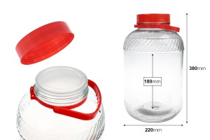 Pot de 10litres pour le stockage des aliments et des boissons-dimensioni_immagine