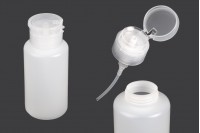 Plastic bottle 200 ml with pump dispenser for acetone - 12 pcs
