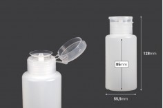 Πλαστικό μπουκάλι 200 ml με αντλία pumper για ασετόν - 12 τμχ