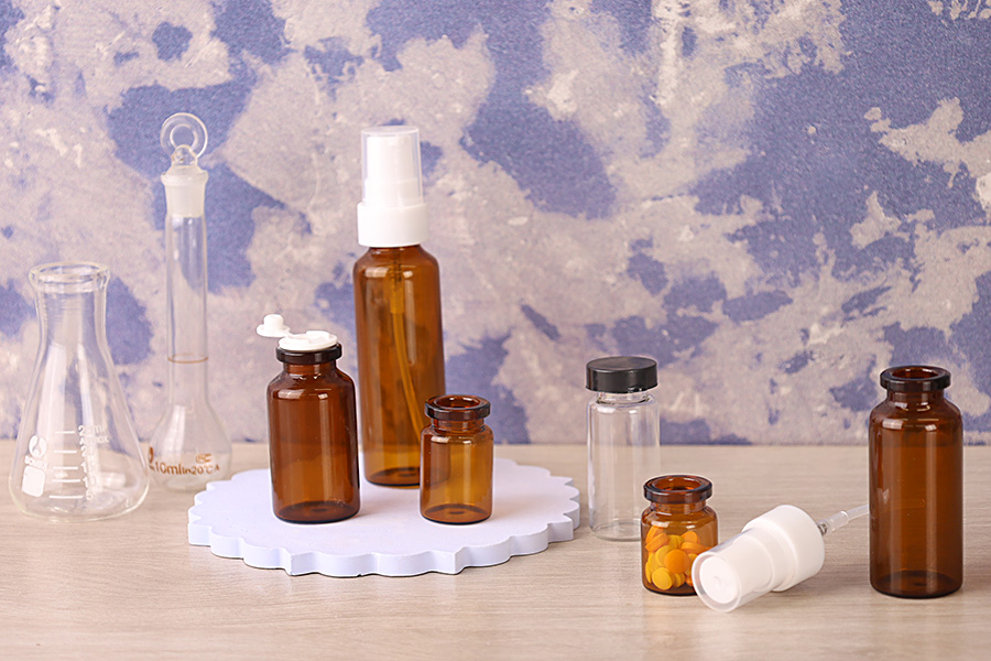 Μπουκαλάκι 5 ml γυάλινο, καραμελέ για φάρμακα και ομοιοπαθητικά - 12 τμχ