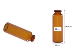 Μπουκαλάκι 30 ml γυάλινο, καραμελέ για φάρμακα και ομοιοπαθητικά - 12 τμχ-2