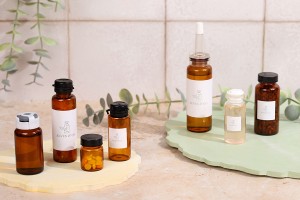 Shishe qelqi 5 ml qelibari me kapak plastik të zi sigurimi me vidhosje për ilaçe dhe homeopatike-εικόνα_σύνθεση