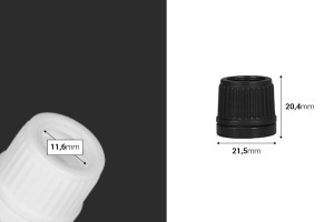 Anneau de sécurité étroit en plastique pour compte-gouttes de 5 à 100 ml-2