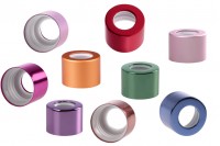 Multicolor aluminum collar dropper cap for 5ml to 100ml droppers