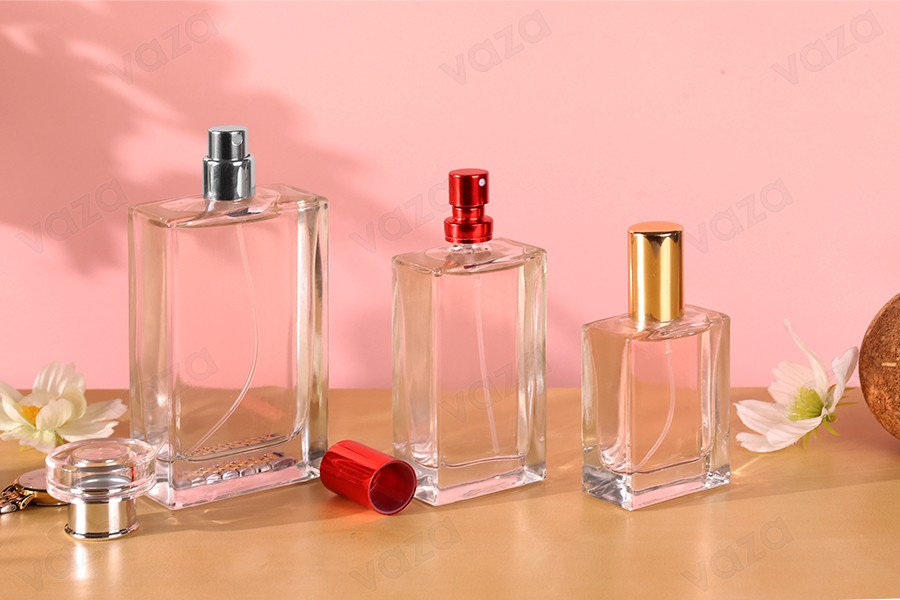 Set spray with clear luxury cap for perfume bottles with crimp safety closure 15 mm Set spray with clear luxury cap for perfume bottles with crimp safety closure 15 mm-image_group