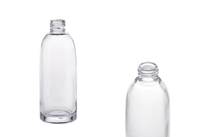 Flacon en verre transparent de 100ml (PP 20)