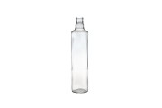 Transparente Glasflasche für Olivenöl und Essig auf 500 ml mit Hals Guala Sicherheitskappe