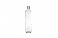 Bouteille en verre transparent pour huile d'olive et vinaigre 500 ml avec col pour bouchon de sécurité 1031/47 (type Guala)