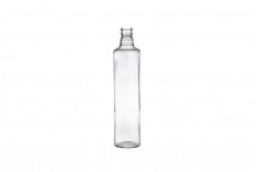 Μπουκάλι γυάλινο διάφανο για ελαιόλαδο και ξύδι 500 ml με λαιμό για πώμα ασφαλείας 1031/47 (τύπου Guala)