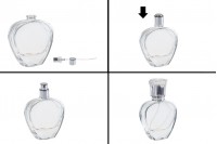 Flacon 100 ml de luxe Crimp 15 mm pour parfums