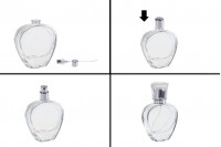 Bottle 50 ml crimp for luxury perfumes 15 mm