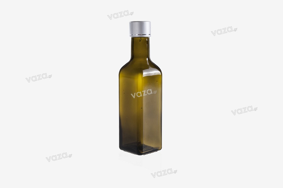 12 bottigliette di vetro da 20 ml con tappo a vite per olio e liquori Erhard-Trading 