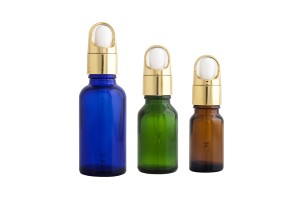 Couvercle en aluminium « cloche » avec sucette blanche pour compte-gouttes de 5 à 100 ml-6