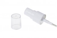 White plastic mist spray pump for 18/410 bottle neck