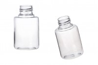 Transparent PET bottle 65 ml with PP24 closure