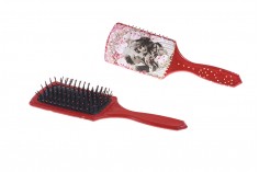 Decoupage hair brush