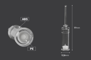 Ampullenflasche 2ml Einwegprodukt -100 Stücke-εικόνα_διαστάσεις
