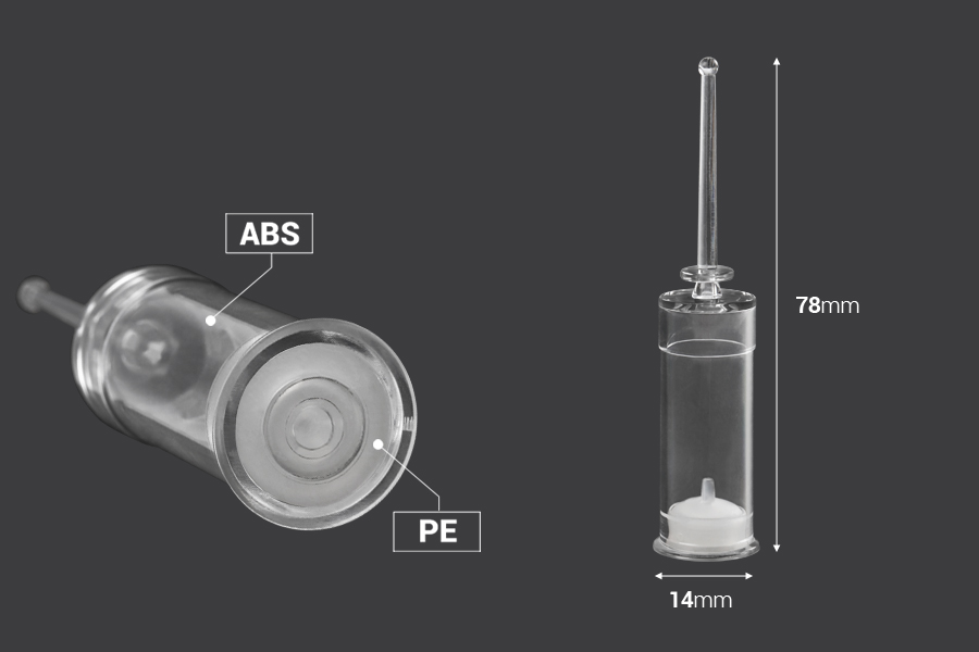 Shishe (ampulë) 3 ml për një përdorim - 100 copë-imazh_dimensione