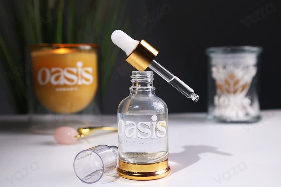 Μπουκαλάκι 30 ml γυάλινο με σταγονόμετρο και διάφανο καπάκι-εικόνα_σύνθεση