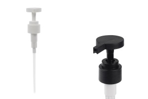 Pompe 24/410 pour crème, plastique de couleur noire ou blanche mate avec sécurité-εικόνα_προϊοντική
