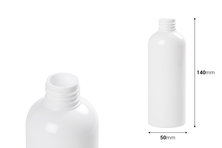 Μπουκάλι PET 200 ml σε διάφορα χρώματα (PP 24/410) - 12 τμχ-εικόνα_διαστάσεις