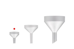 Aluminium Trichter Matt  -Durchmesser 17 mm (Endung 4 mm)-εικόνα_σύνθεση