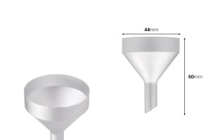 Aluminium Trichter Mat -Durchmesser 44mm (Endung 10mm)-εικόνα_διαστάσεις
