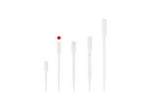 Compte-gouttes en plastique de 1 ml avec graduation - Lot de 100 pièces-εικόνα_σύνθεση