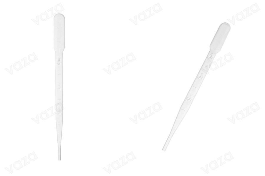 Σταγονόμετρο πλαστικό 3 ml με διαβάθμιση - Συσκευασία 100 τεμαχίων Σταγονόμετρο πλαστικό 3 ml με διαβάθμιση - Συσκευασία 100 τεμαχίων-εικόνα_προϊοντική