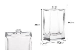 Rechteckige 70-ml-Parfümflasche aus Glas 15/400-εικόνα_διαστάσεις