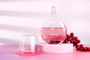 Flacon en verre 250 ml de forme ovale-εικόνα_σύνθεση