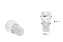 Tapë qelqi për shishe 105 ml (kodi 101-57) Tapë qelqi për shishe 105 ml (kodi 101-57)-imazh_dimensione