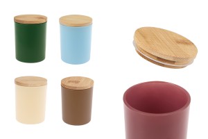 Barattolo in vetro 200 ml con coperchio in legno ed elastico-εικόνα_προϊοντική