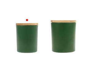 Barattolo in vetro 200 ml con coperchio in legno ed elastico-εικόνα_σύνθεση