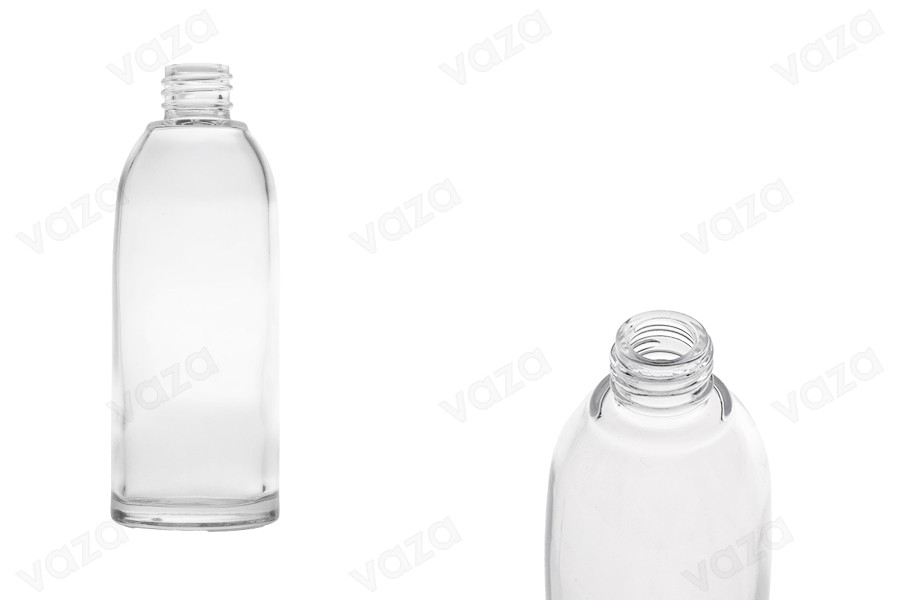 Γυάλινη διάφανη φιάλη 100 ml (PP 20)-εικόνα_προϊοντική